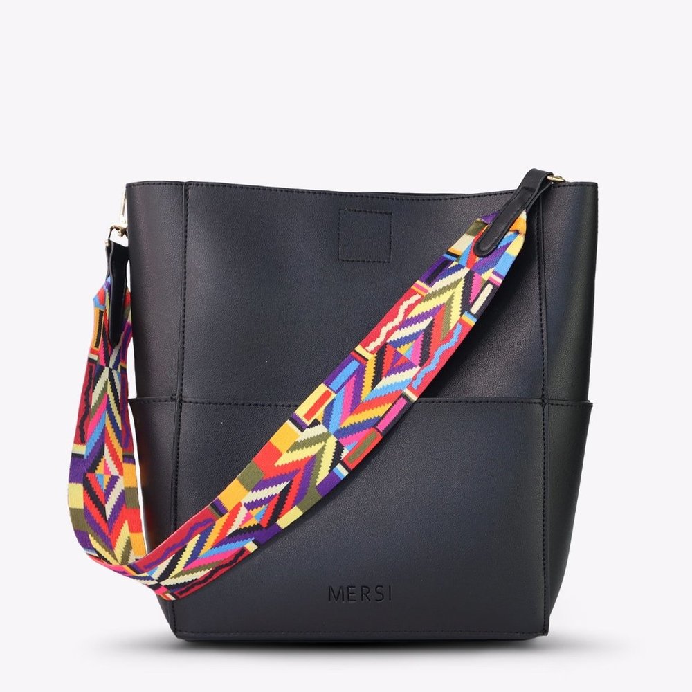 Mersi Demi Bucket Vegan Leather Bag